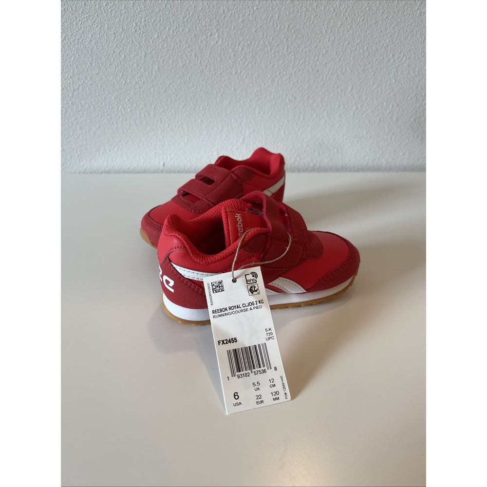 Kids Reebok Royal Classic Jogger 2.0 KC Toddler Sneakers Red Size 6